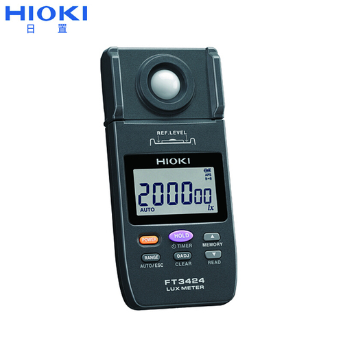 日置（HIOKI）照度计光度计高精度照度仪测光仪光线强度检测仪照明灯具光亮度测试仪FT3424