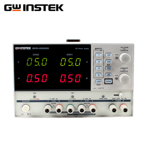 固纬(GWINSTEK) GPD系列可编程三路输出线性直流稳压电源 GPD3303D/GPD2303S/GPD3303S/GPD4303S